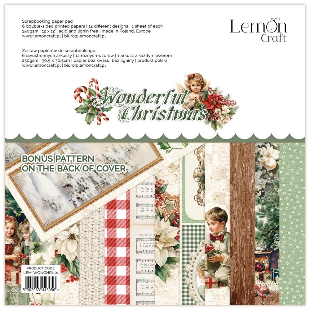 Lemon Craft Wonderful Christmas 12x12 Paper Pack