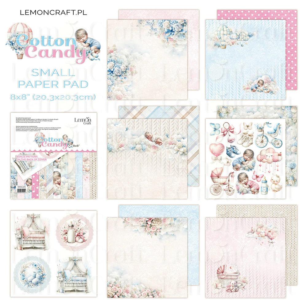 LemonCraft Cotton Candy 8x8 Paper Pad