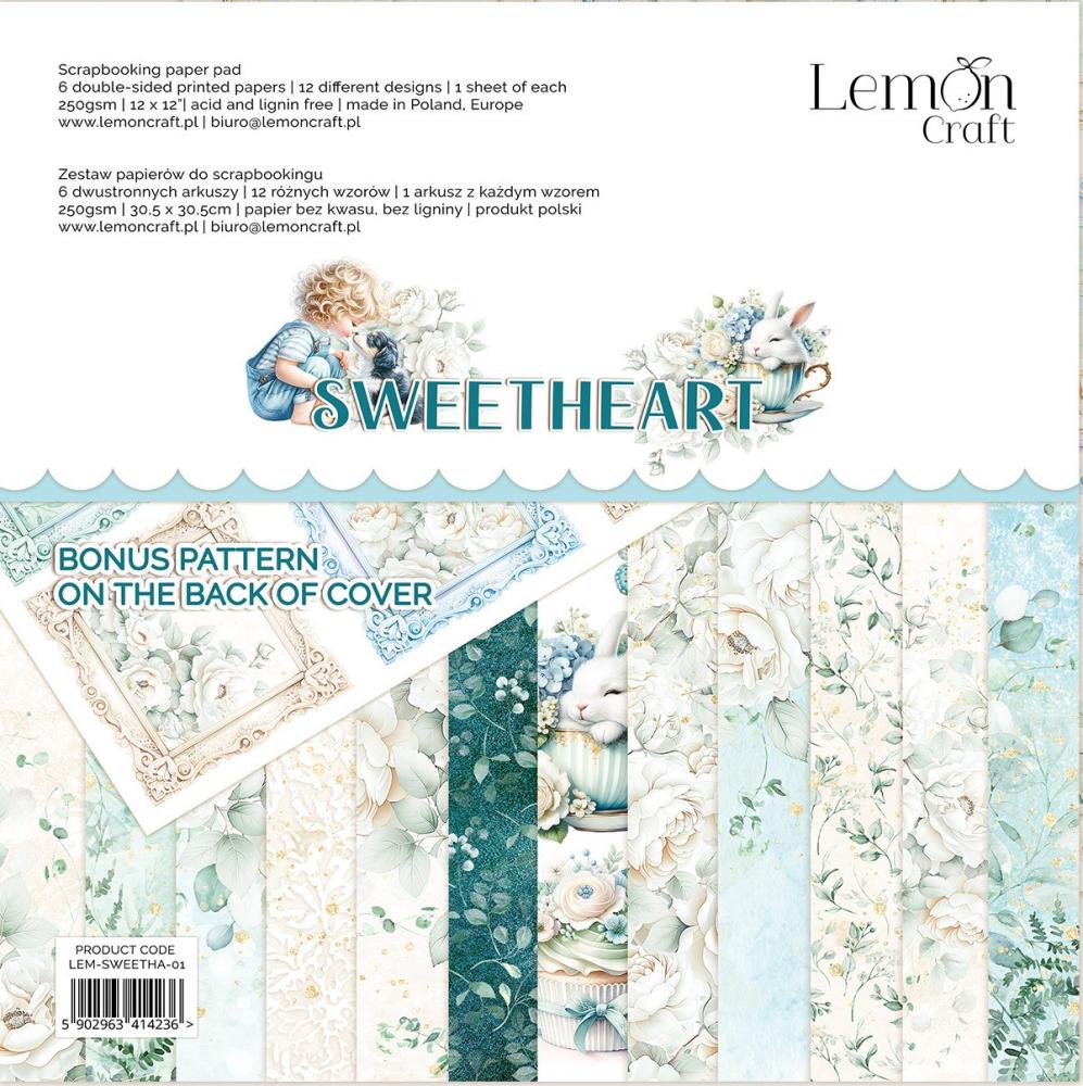 LemonCraft Sweetheart 12x12 Paper Pack