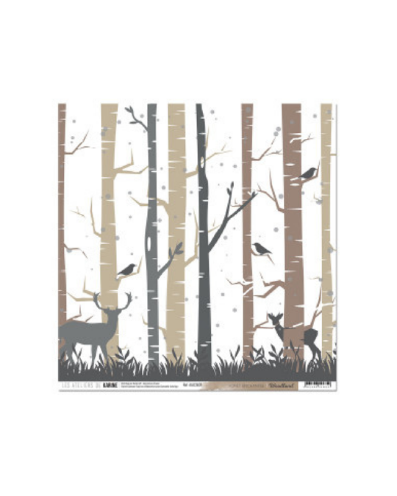 Les Ateliers de Karine 12x12 Woodland Paper Pack