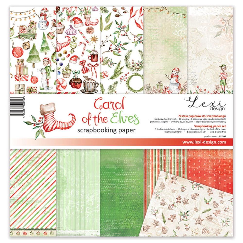 Lexi Design 12x12 Paper Pack Carol of the Elves