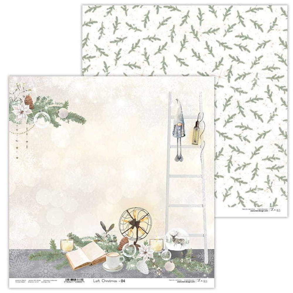 Lexi Design 12x12 Paper Pad Loft Christmas