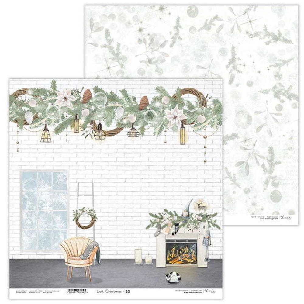 Lexi Design 12x12 Paper Pad Loft Christmas