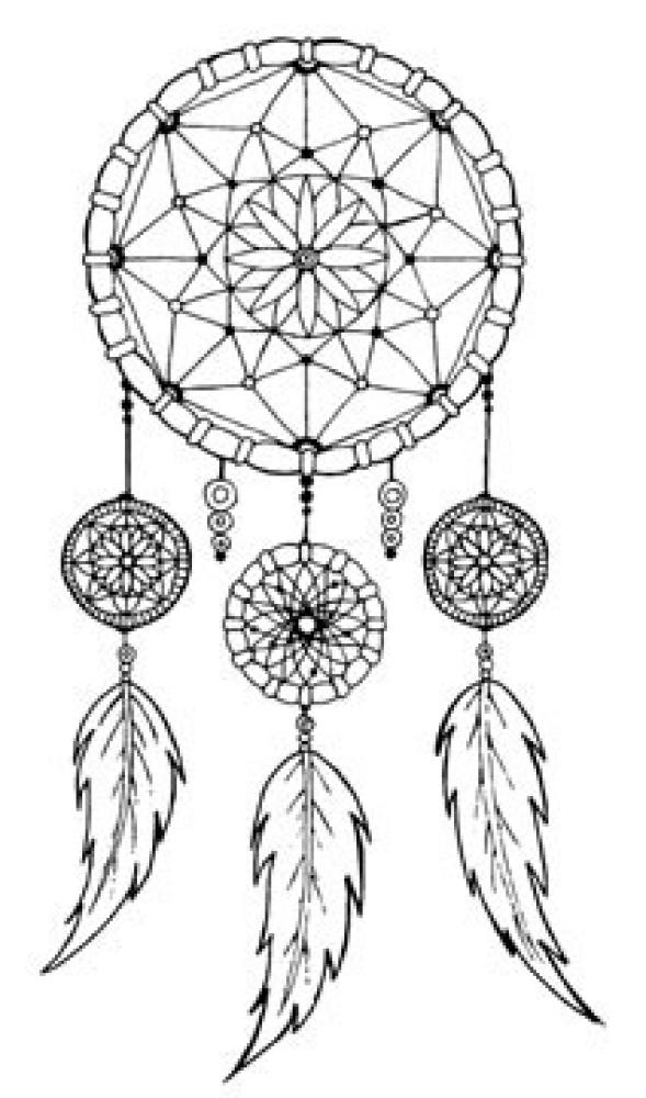 Lost Coast Designs Stamp Large Dreamcatcher