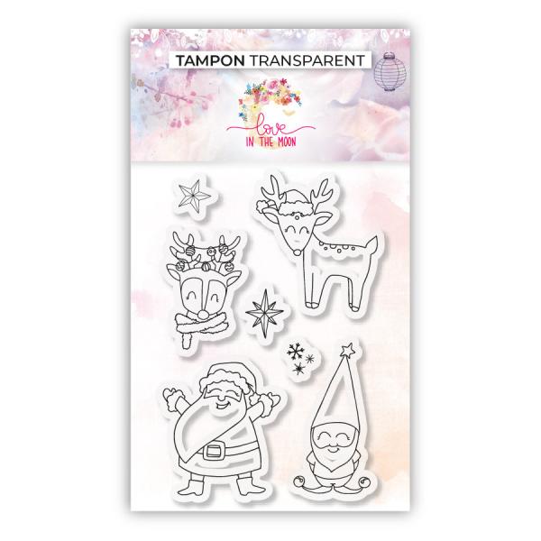 Love in the Moon Clear Stamp Friends of Santa Claus