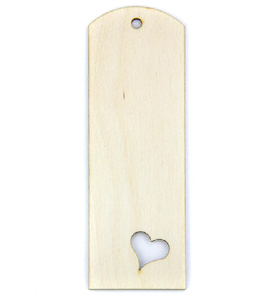 MDF Bookmark with Heart