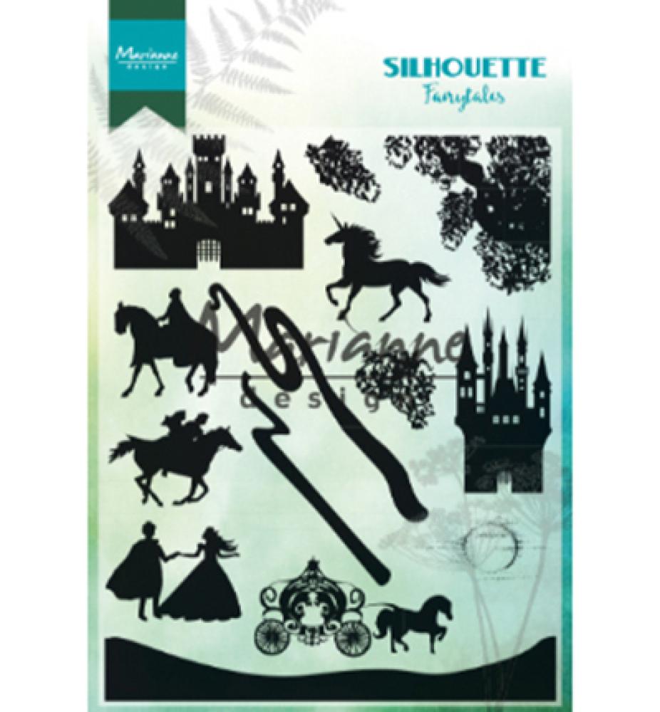 MD Clear Stamp Silhouette Fairytales #1020