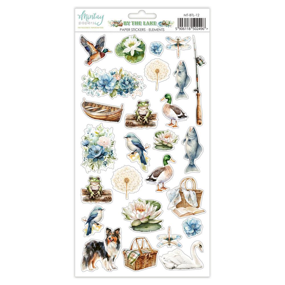 Mintay Papers By The Lake 6x12 Paper Stickers Elements