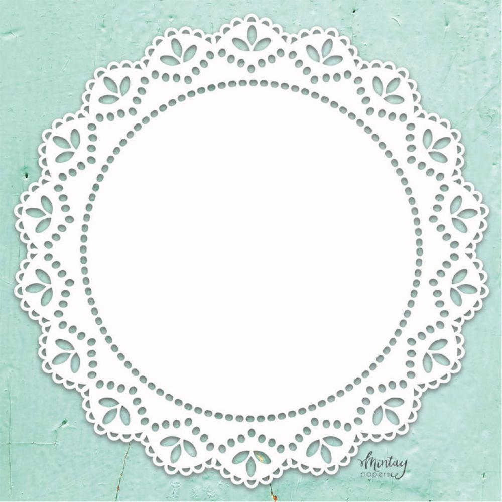 Mintay Chippies Decor Doily #D2