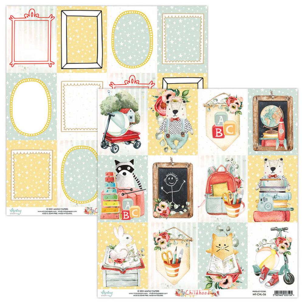 Mintay 12x12 Paper Sheet Childhood Cards #06_eingestellt