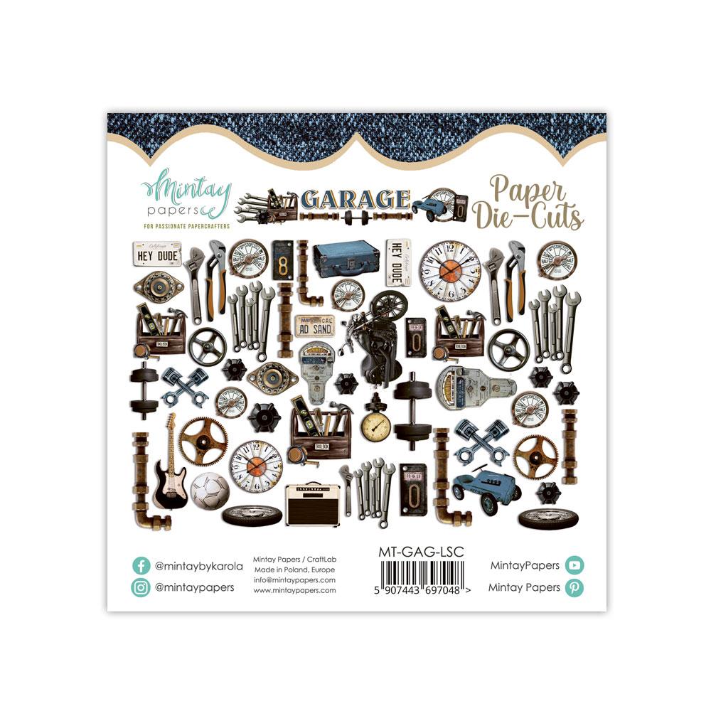 Mintay Papers Die-Cuts Garage 60 pcs