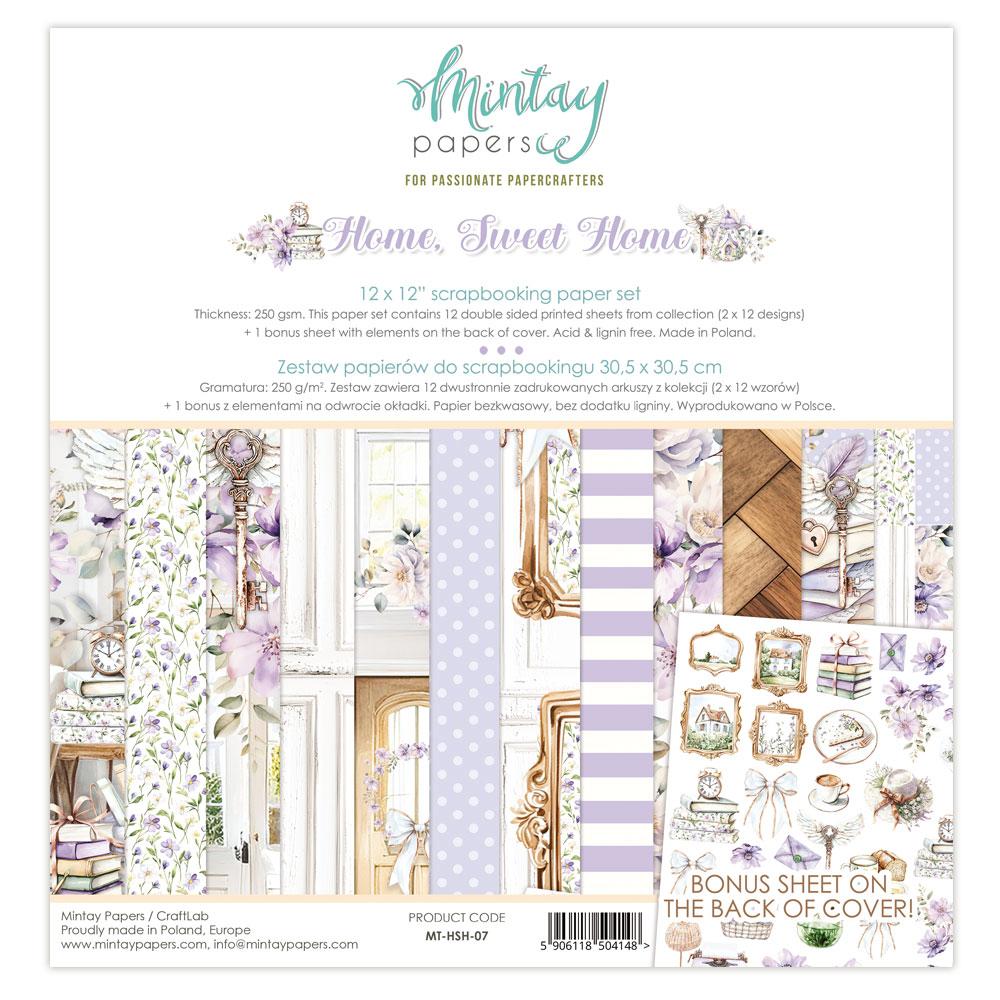 Mintay Papers Home, Sweet Home 12x12 Paper Pad