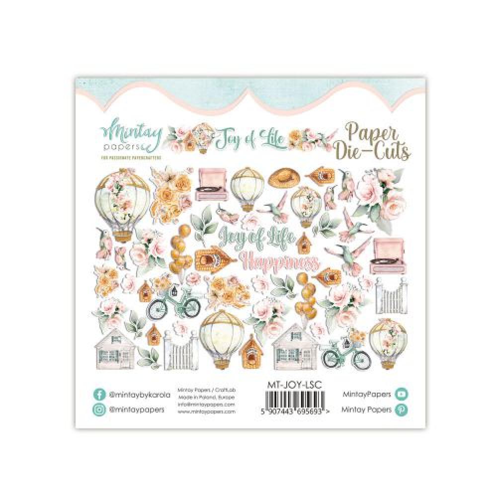 Mintay Papers Die-Cuts Joy of Life 53 pcs