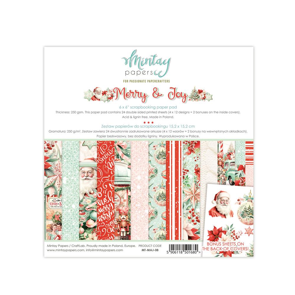 Mintay Papers Merry & Joy 6x6 Paper Pad