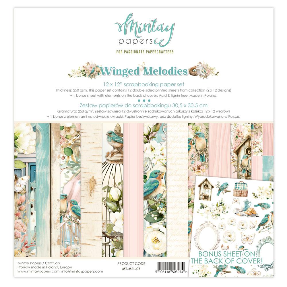 Mintay Papers Winged Melodies 12x12 Paper Pad