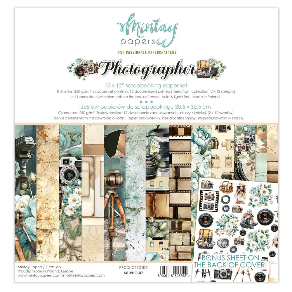 Mintay Papers Photographer 12x12 Paper Pad