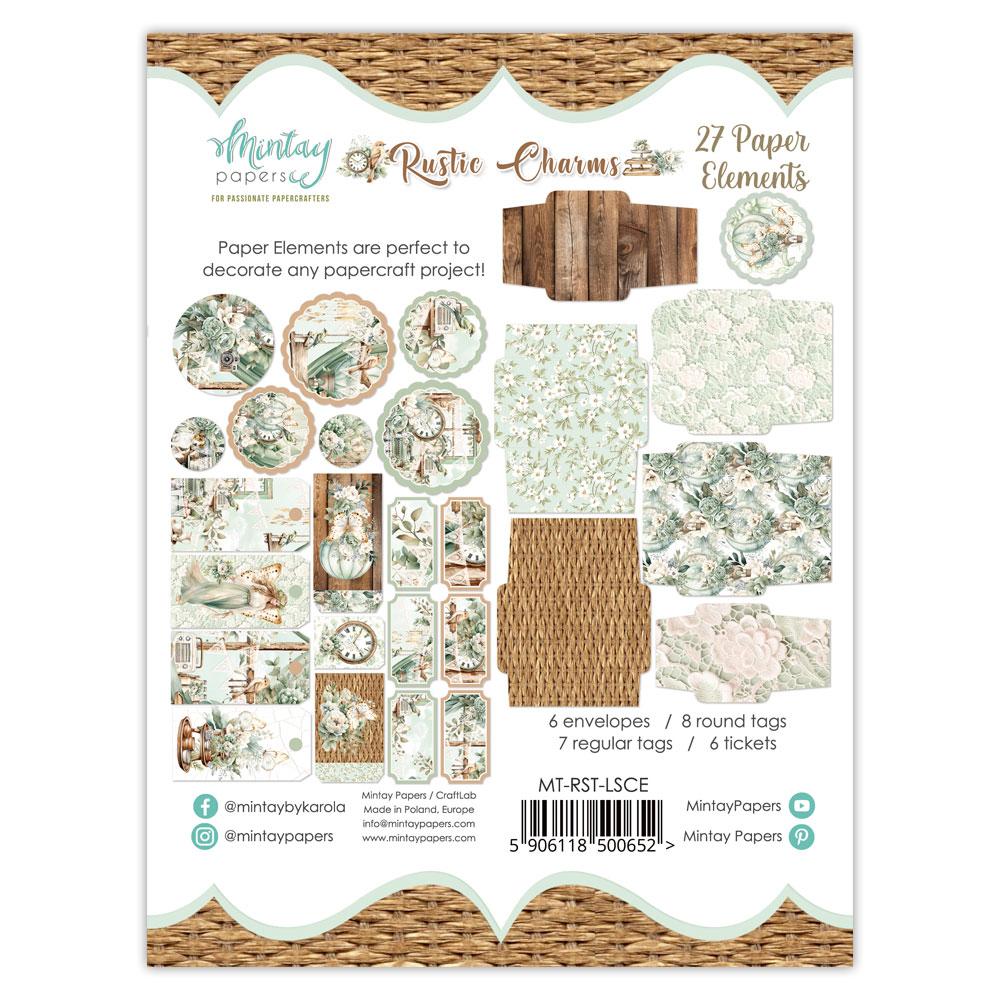 Mintay Papers Paper Elements Rustic Charms