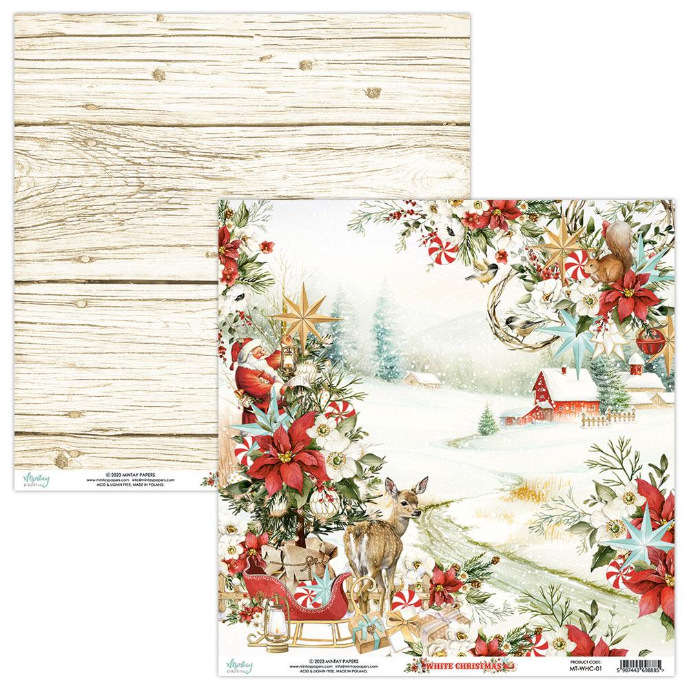 Mintay Papers 12x12 Paper Pad White Christmas