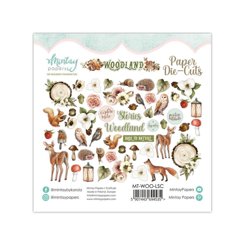 Mintay Paper Die-Cuts Woodland, 53pcs