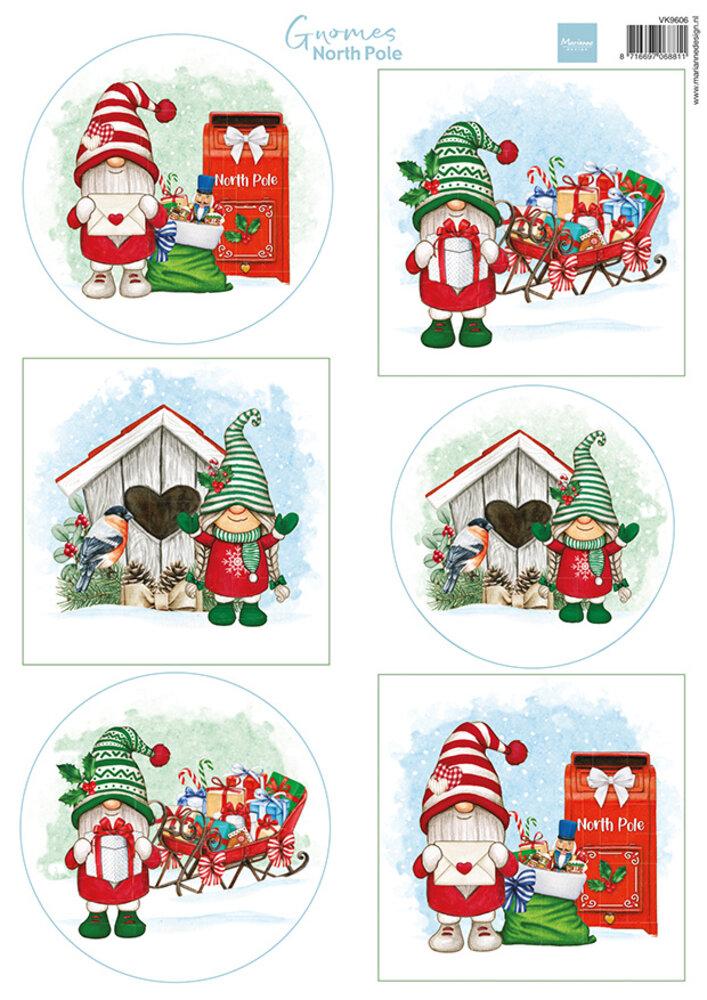 Marianne Design A4 Sheet Gnomes North Pole VK9606