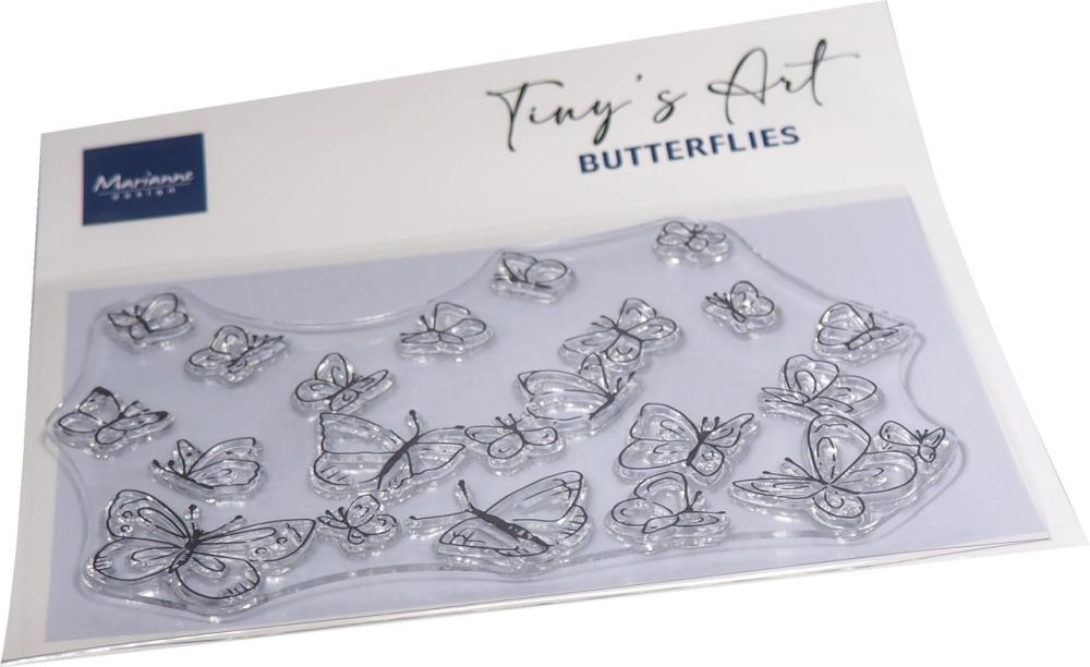 Marianne Design Clear Stamps Tiny's Art Butterflies TC0908