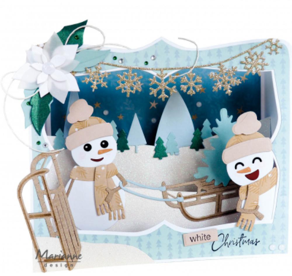 Marianne Design Craftables Sleigh by Marleen CR1572