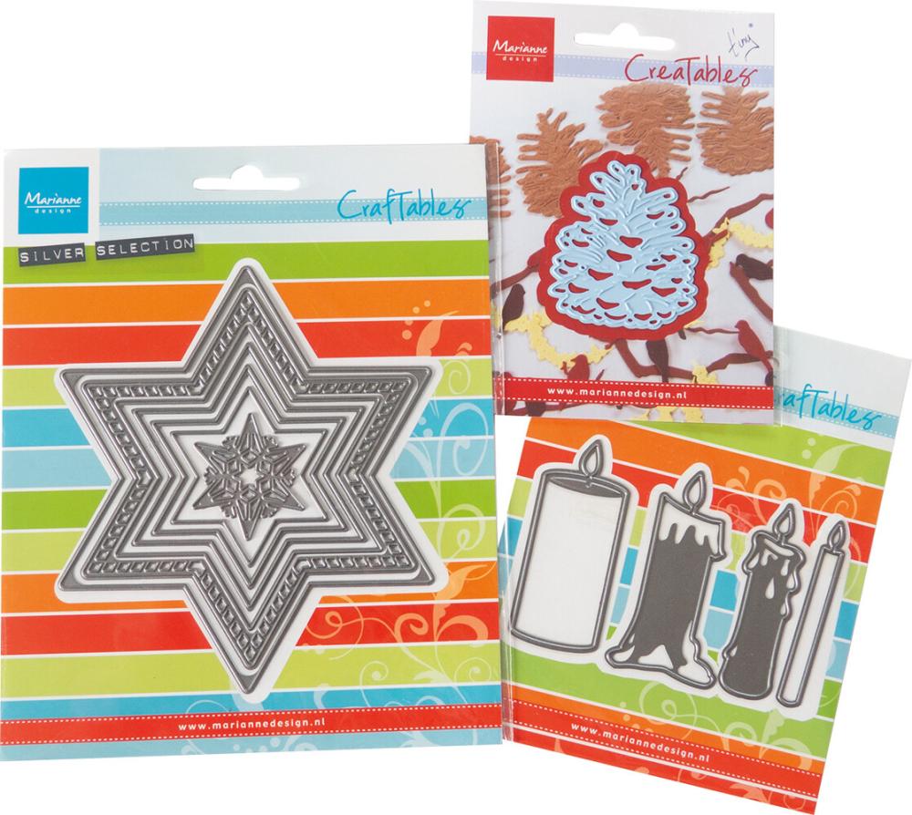 Marianne Design Value Bundle Tiny's Assorti Christmas Star PA4184