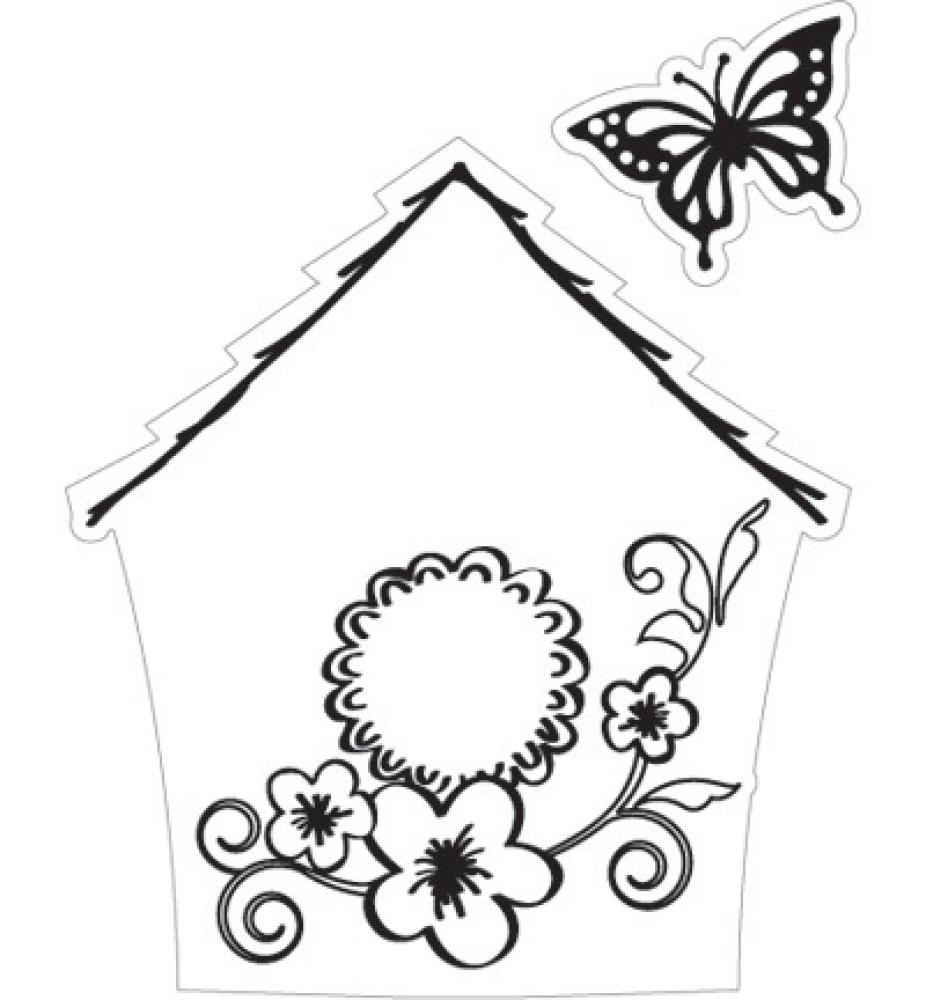 Marianne Design - Birdhouse flowers