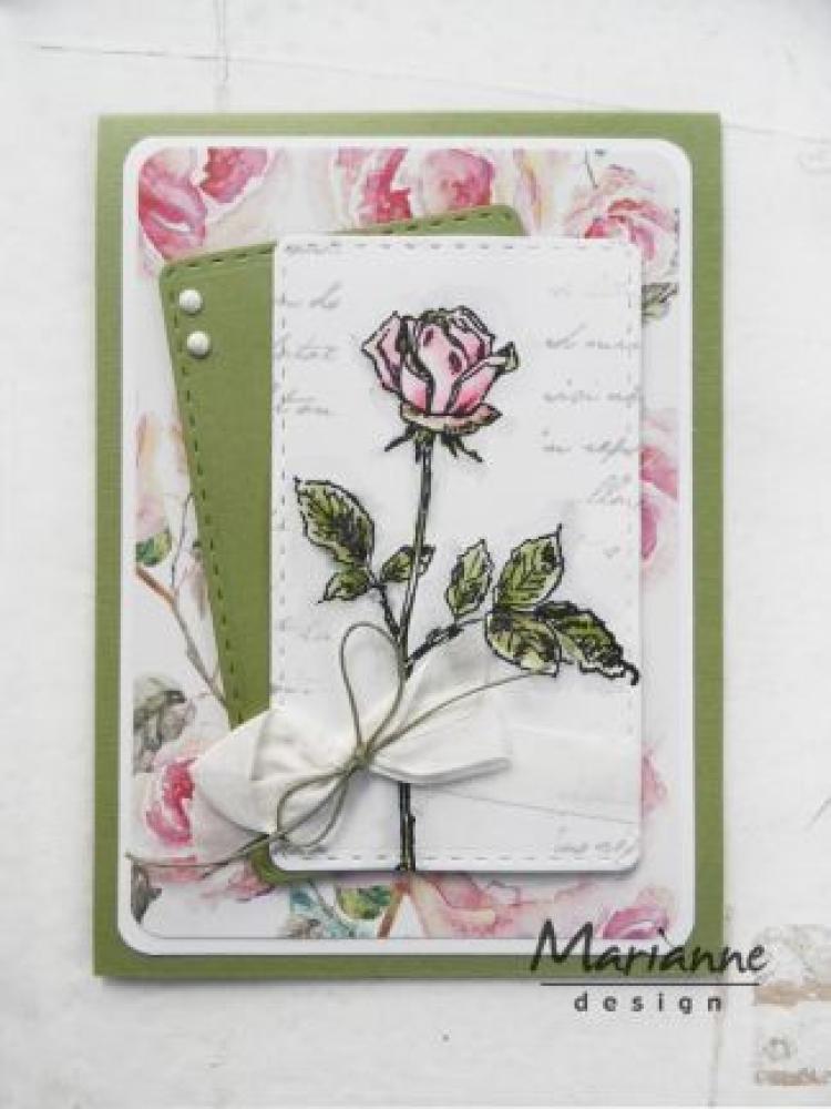 Marianne Design Basic Stitch Passepartout Rectangle Craftables #CR1390