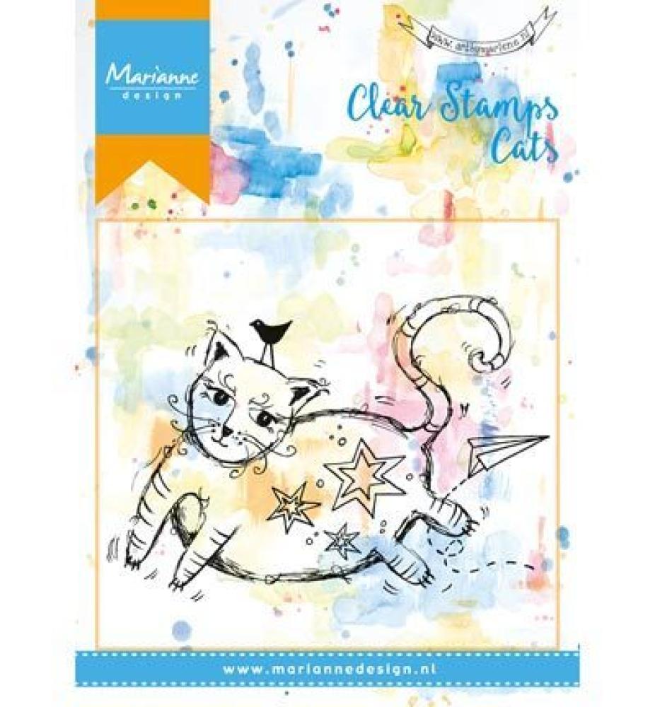 Marianne Design Clear Stamp Skinny Cat