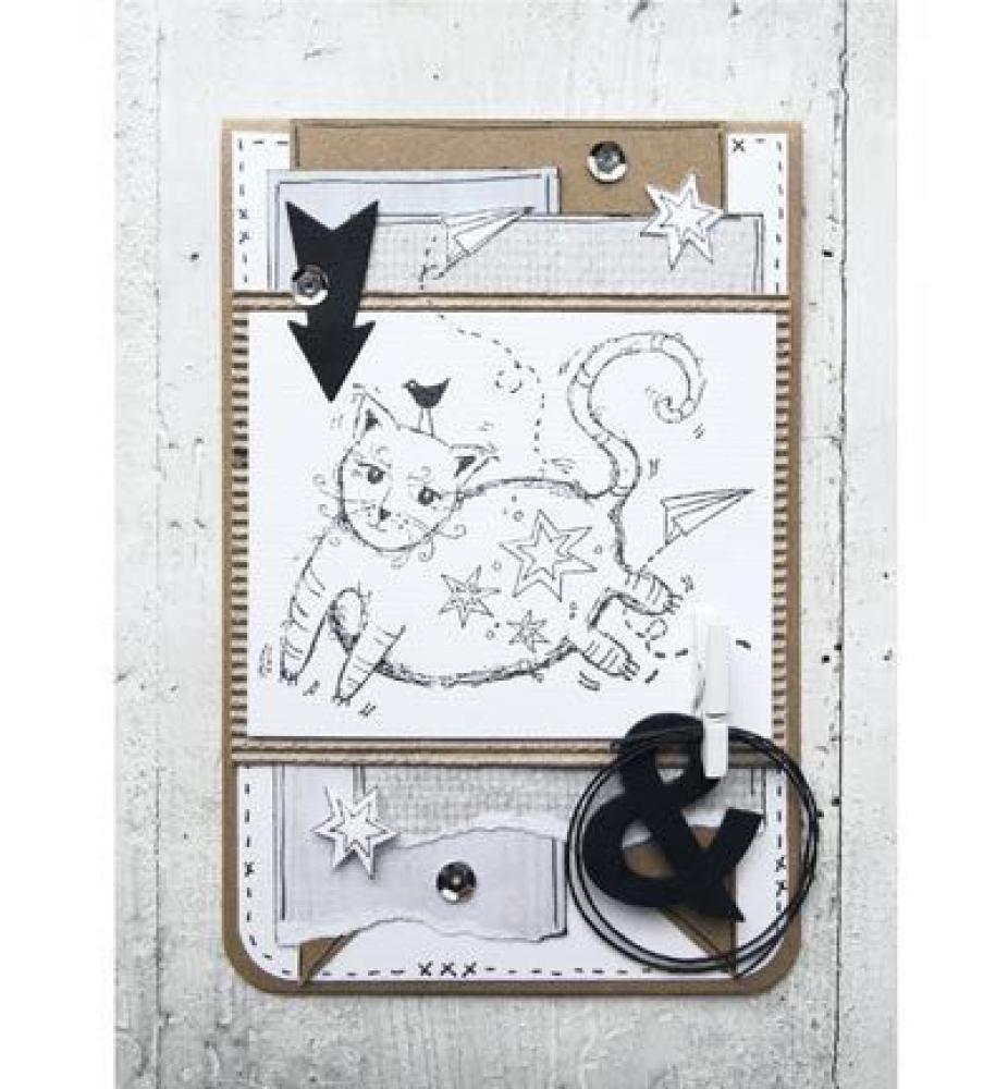 Marianne Design Clear Stamp Skinny Cat