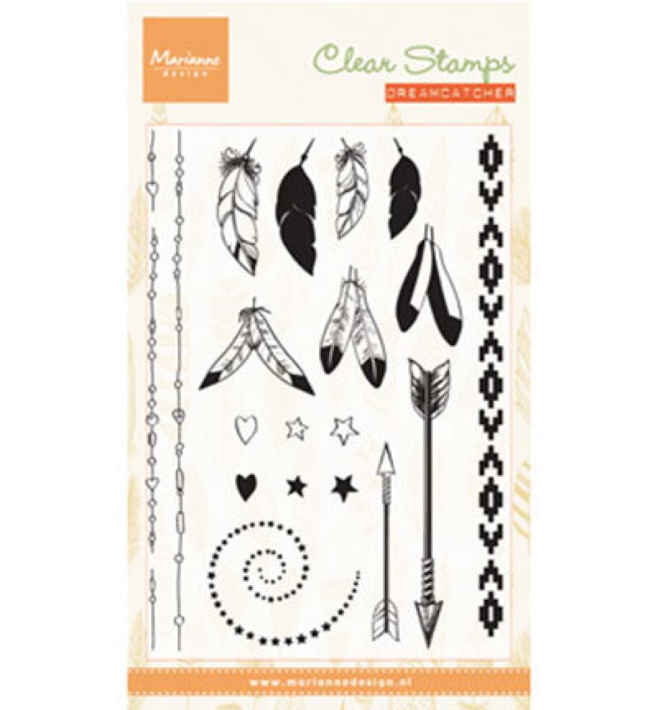 Marianne Design Clear Stamp Federn #CS0990