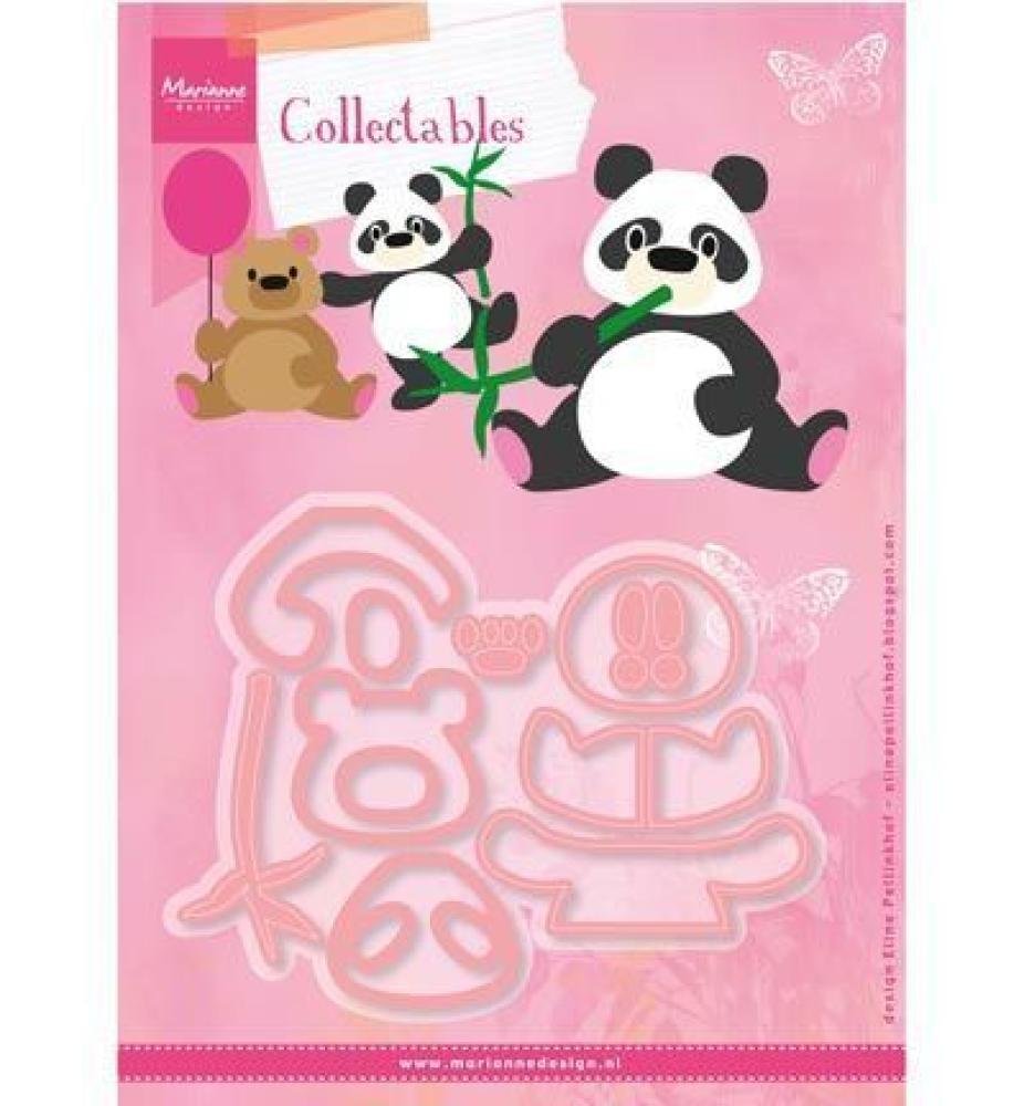 Marianne Design Collectables Eline's Panda & Bear