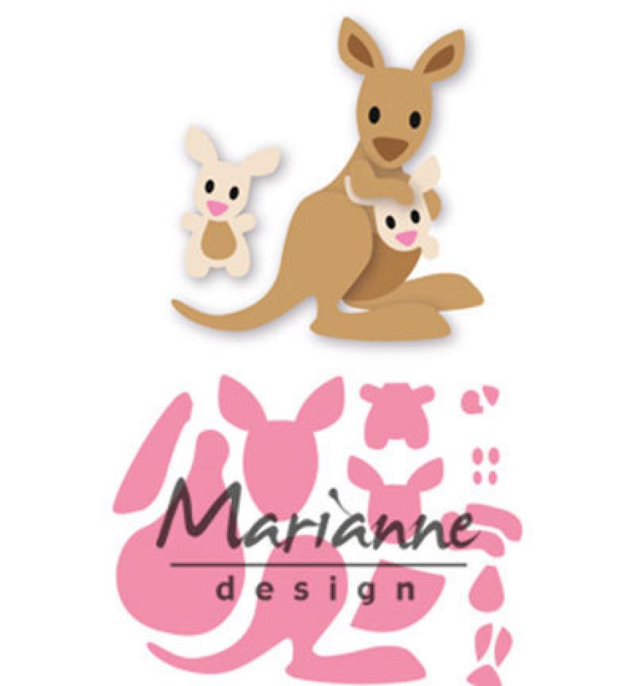 Marianne Design Collectables Kangaroo und Baby COL1446