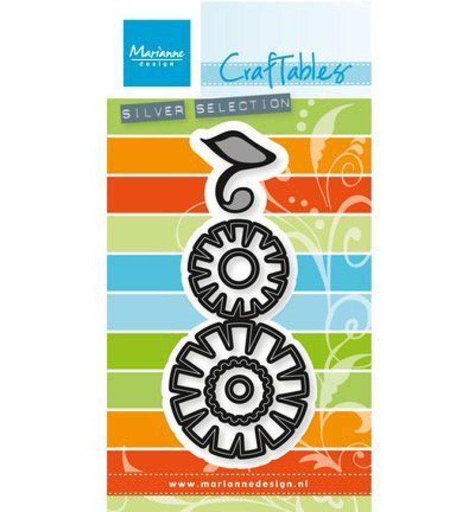 Marianne Design Craftables Flower Set Funky CR1357