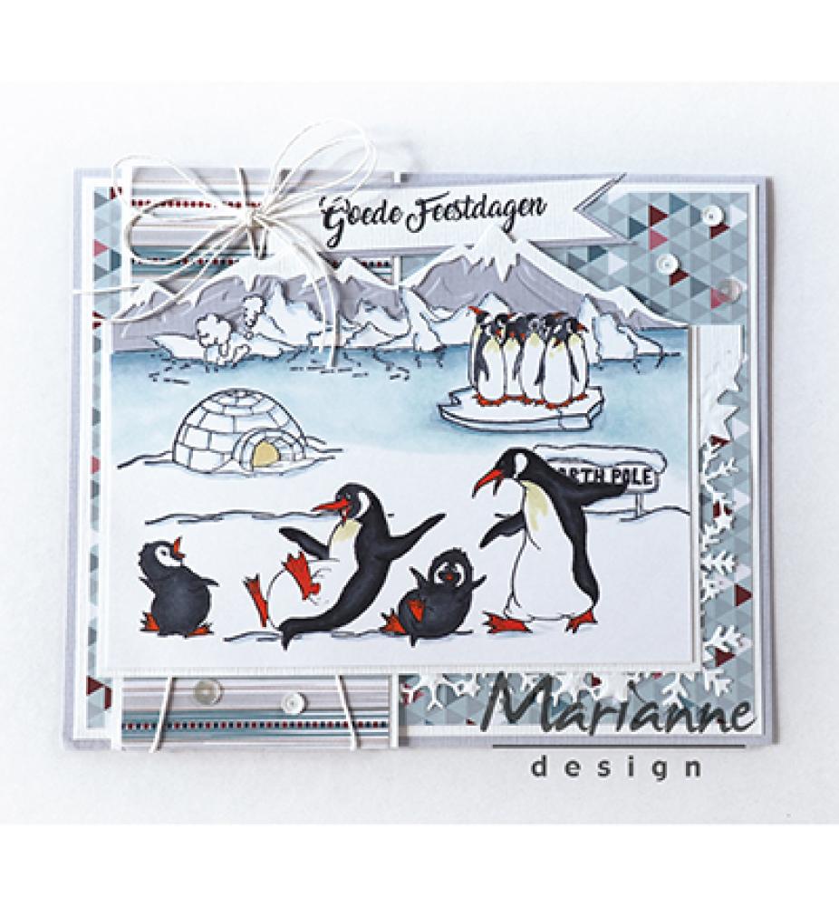 Marianne Design Stamp Hetty's Polar Ice #HT1629