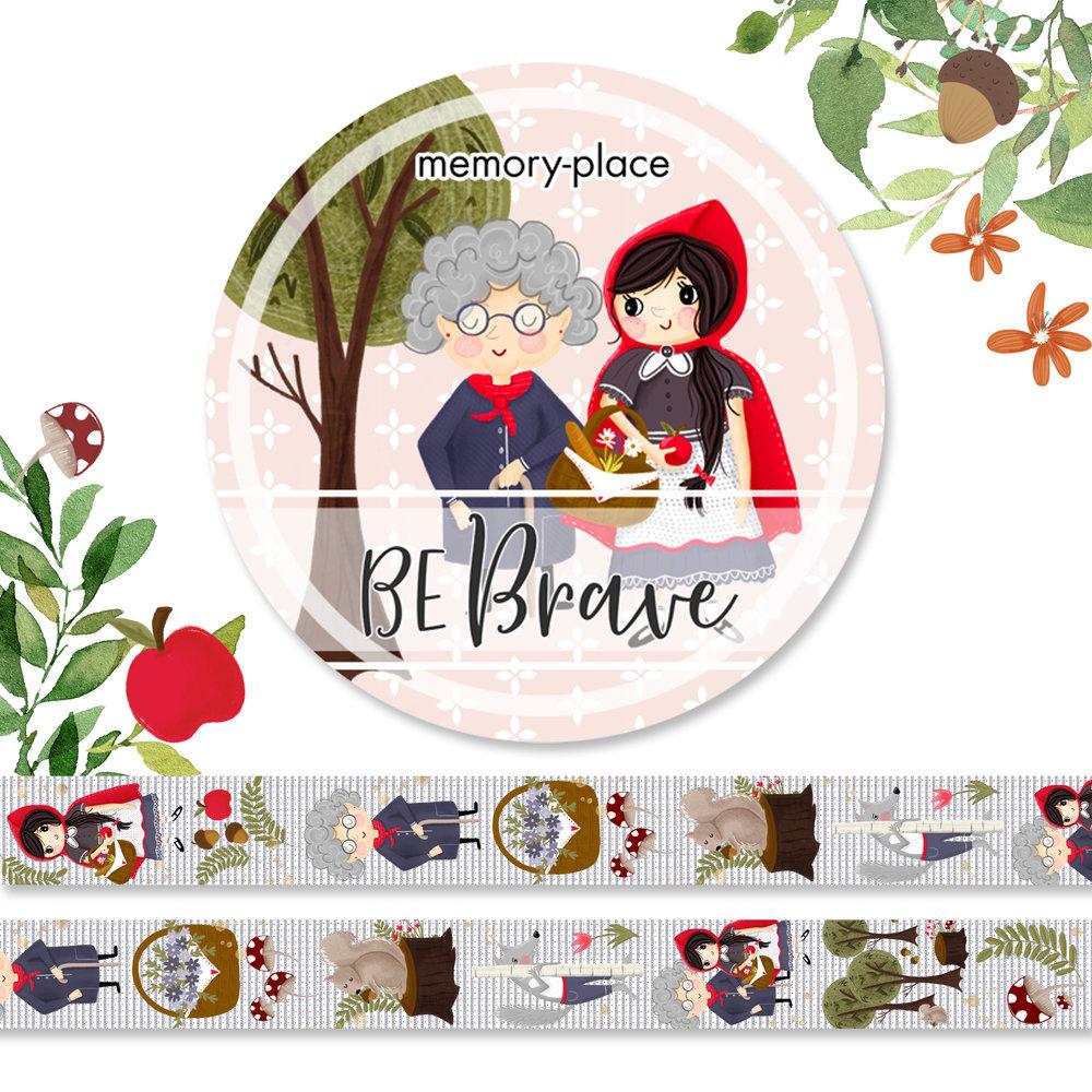 Memory-Place Washi Tape Be Brave #61162