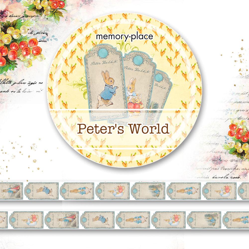 Memory-Place Washi Tape Peter´s World #61127