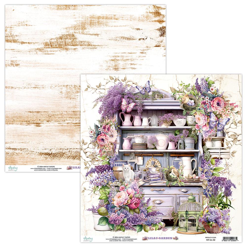 Mintay Papers 12x12 Paper Pad Lilac Garden