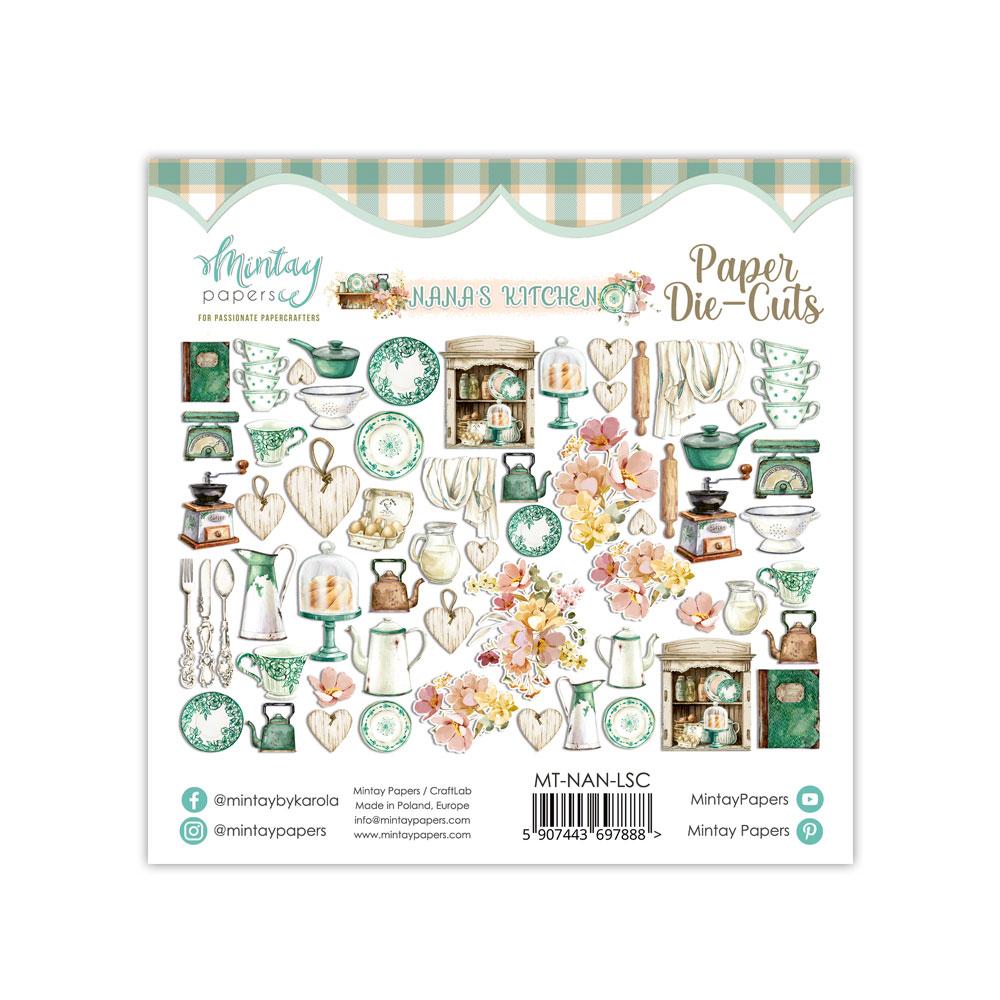 Mintay Papers Die-Cuts Nana´s Kitchen 60 pcs