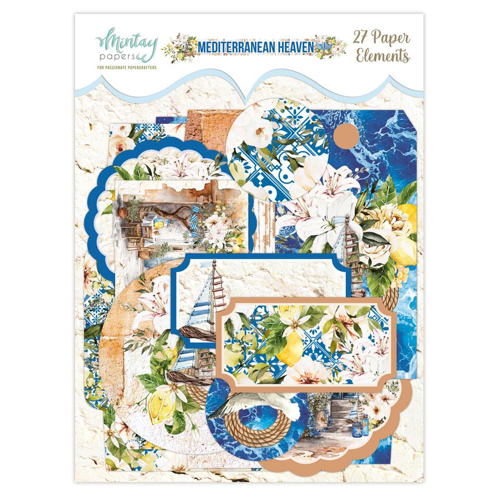 Mintay Papers Paper Elements Mediterranean Heaven 27 pcs