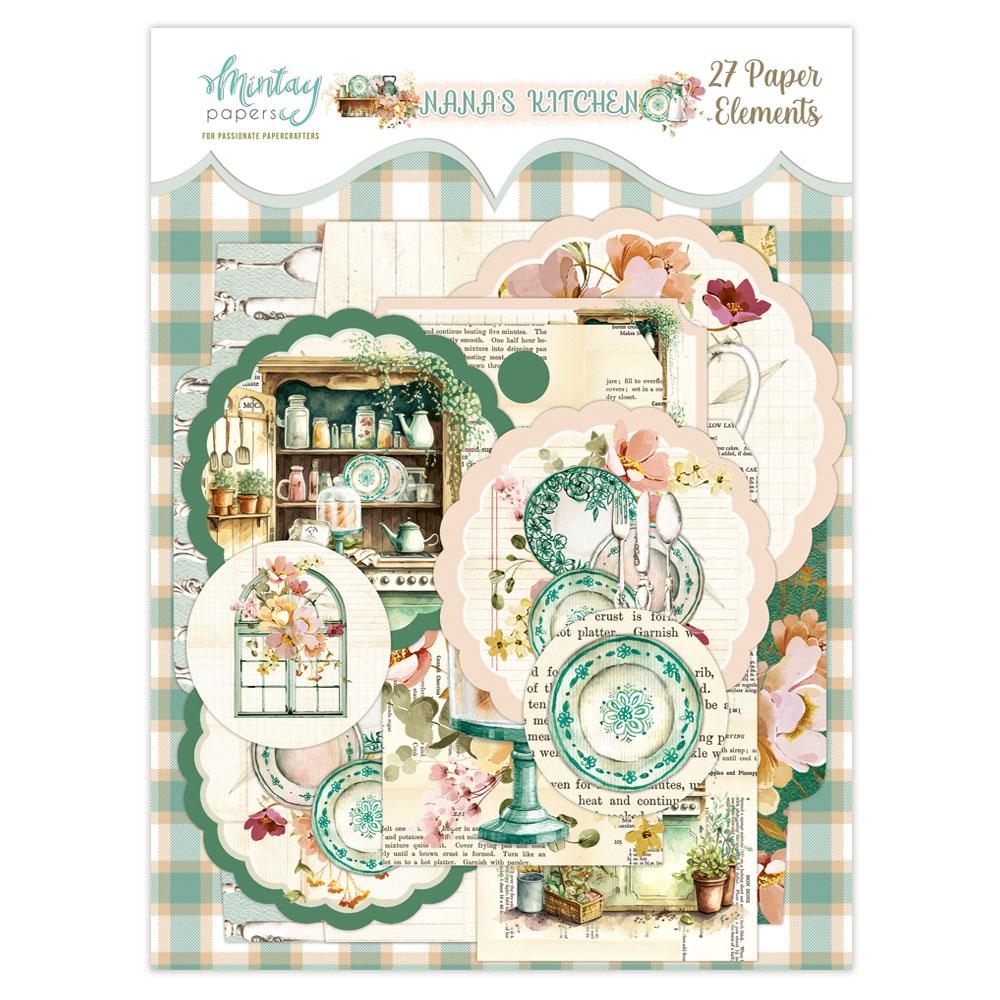 Mintay Papers Paper Elements Nana´s Kitchen 27 pcs