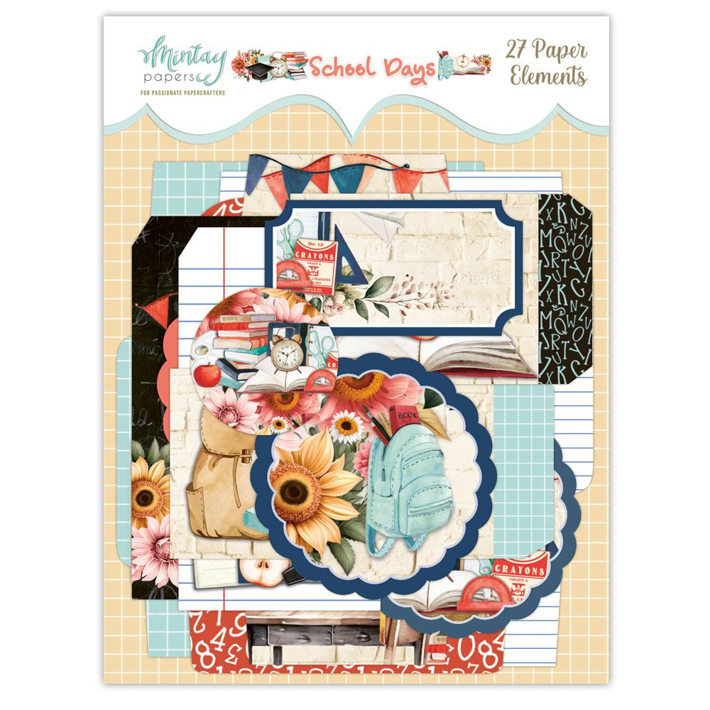 Mintay Papers Paper Elements School Days 27 pcs