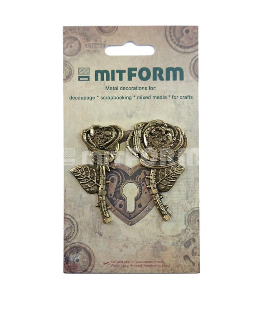 Mitform Metal Embellishments Flowers #1