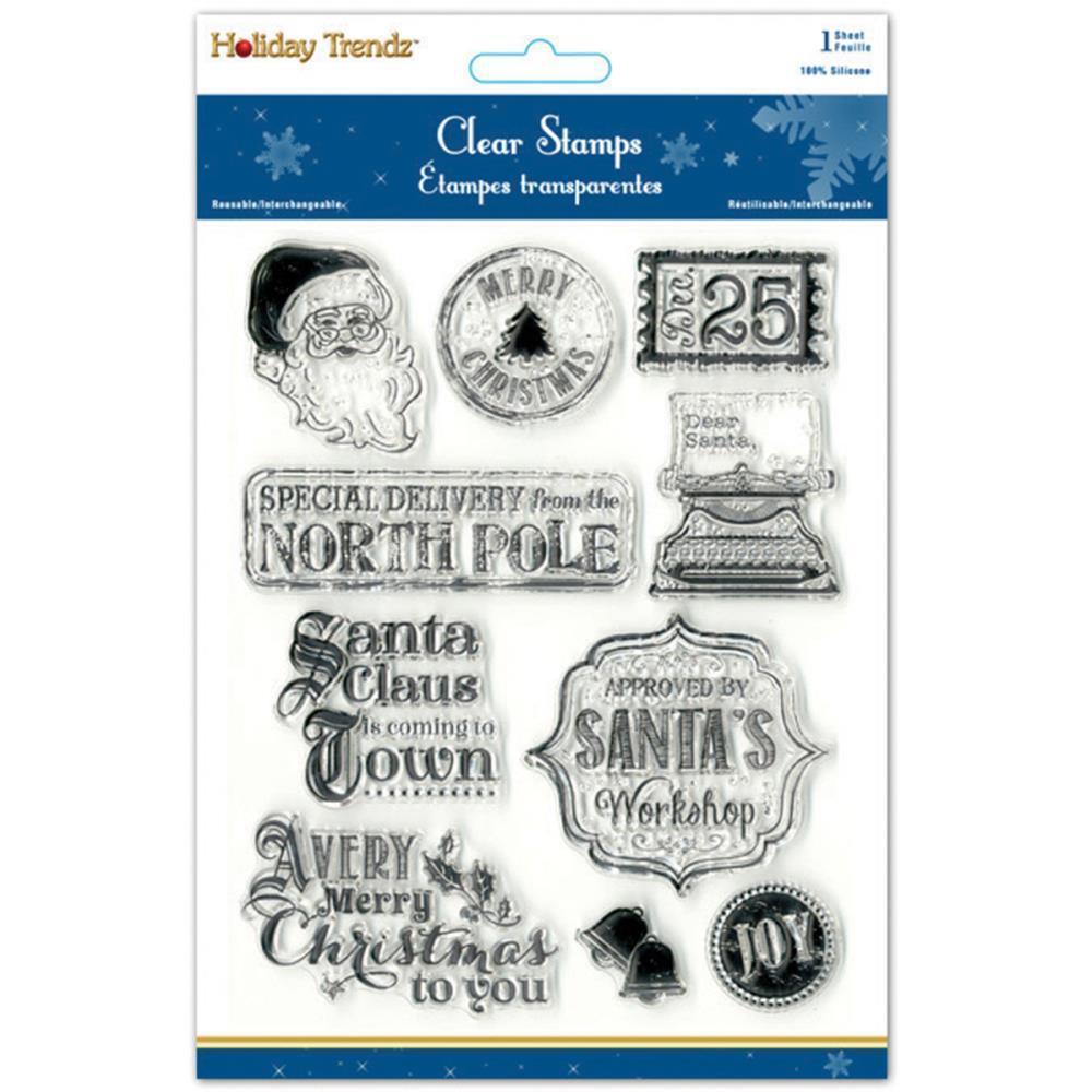 MultiCraft Holiday Clear Stamp Vintage Holiday