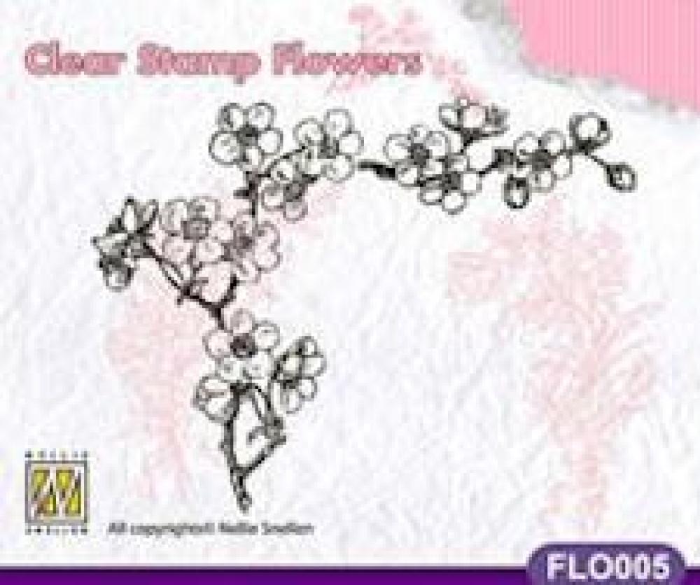 Nellie Snellen Clear Stamp Blossom FLO005