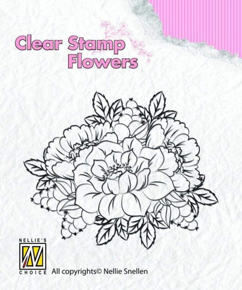 Nellie Snellen Clear Stamp Kingcups FLO012