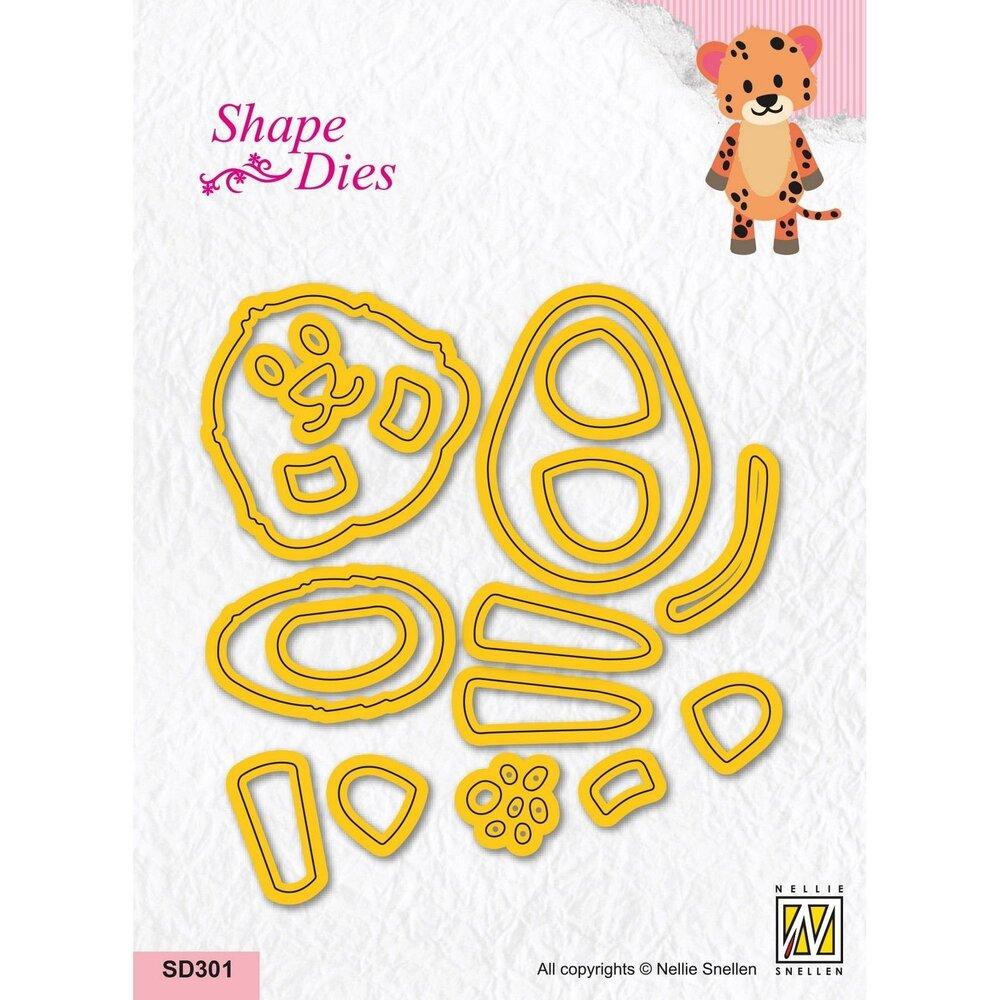 Nellie Snellen Shape Dies Cheetah #SD301