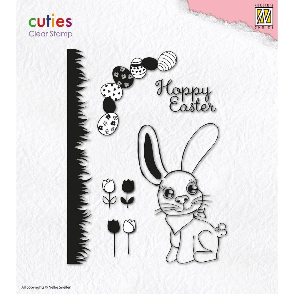 Nellie´s Cuties Clear Stamp Hoppy Easter NSCS006