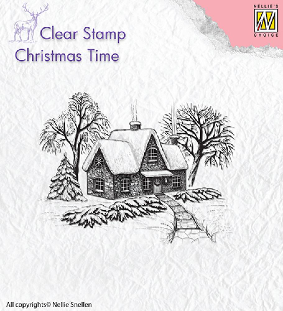 Nellie Snellen Clear Stempel Winter Scene #CT019